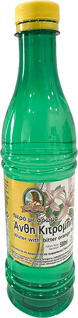 Water with bitter orange flavour