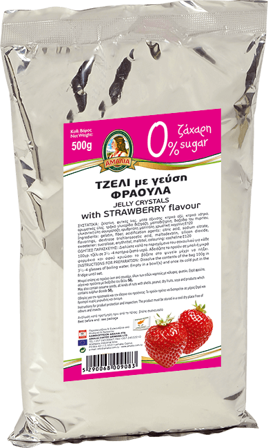 STEVIA Jelly crystals with strawberry