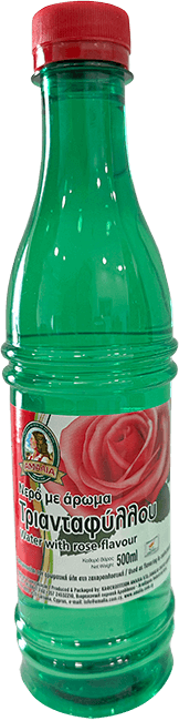 Water with rose flavour