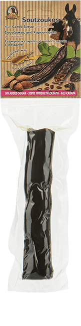 Σουτζούκος αμυγδάλου με χαρουπόμελο