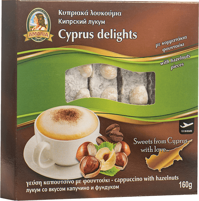 Λουκούμια Καπουτσίνο Φουντούκι