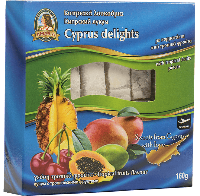 Λουκούμια Τροπικά Φρούτα